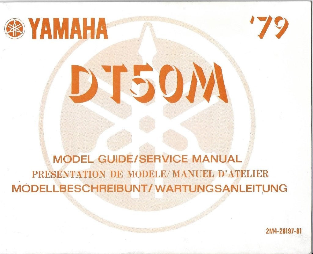 Yamaha DT50 M model guide 1979 (7235z), Verzenden, Zo goed als nieuw