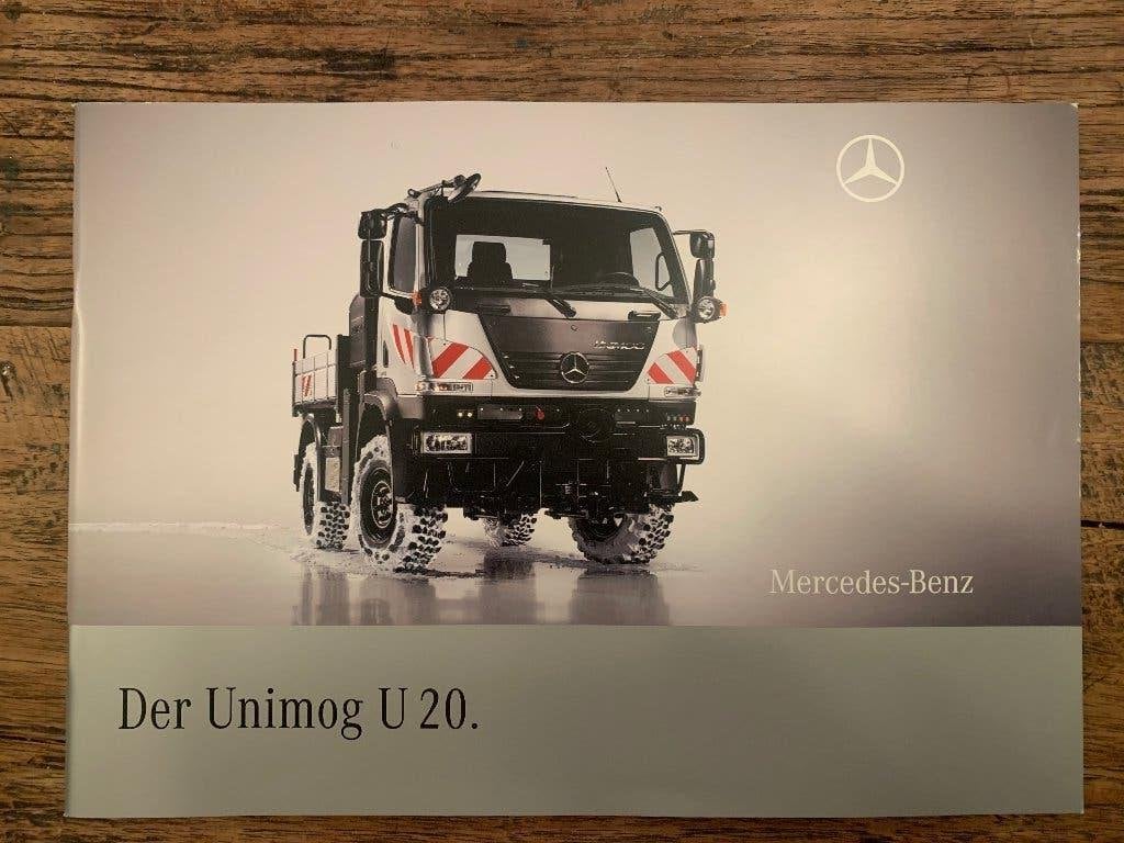 Folder Mercedes-Benz Unimog U 20 2009 nieuw, Boeken, Auto's | Folders en Tijdschriften, Nieuw, Mercedes-Benz, Mercedes, Ophalen of Verzenden