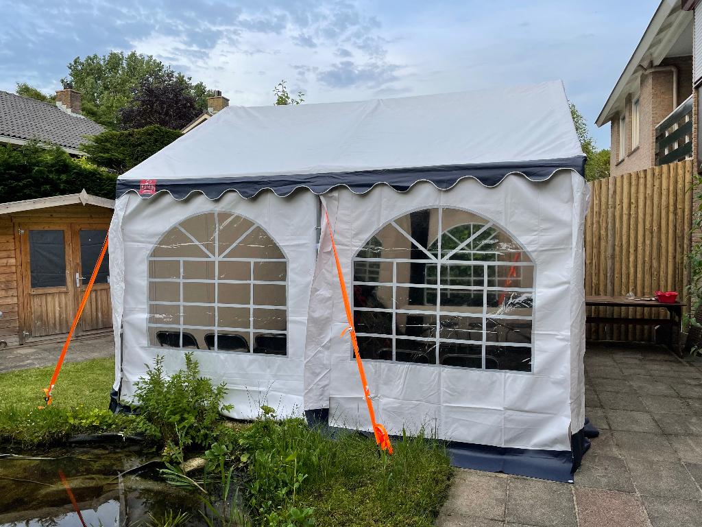 Professionele partytent 4x4, Ophalen, Zo goed als nieuw, Overige