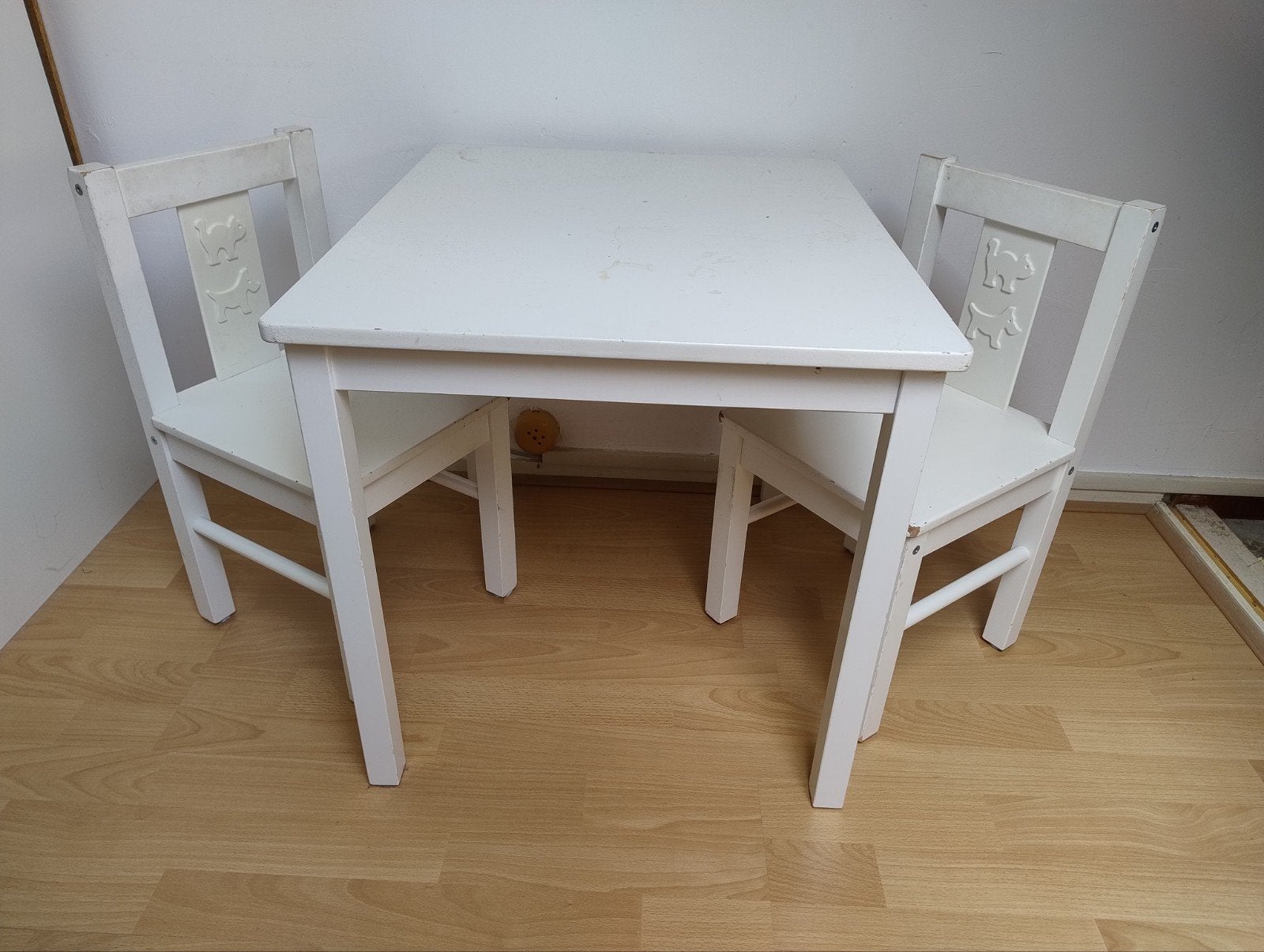 Ikea kinderset tafel en 2 stoeltjes, Ophalen, Gebruikt, Tafel(s) en Stoel(en)