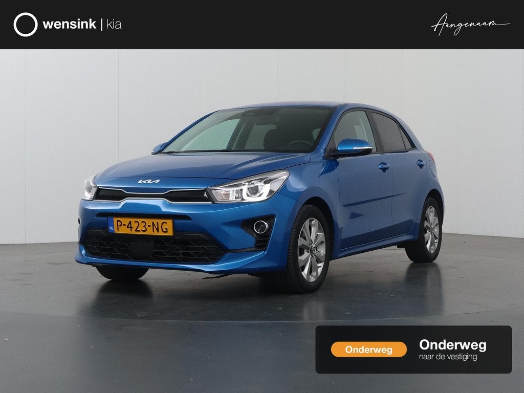 Kia Rio 1.0 T-GDi MHEV DynamicPlusLine | Navigatie | Parkeer, Auto's, Kia, Bedrijf, Te koop, Rio, ABS, Achteruitrijcamera, Adaptive Cruise Control