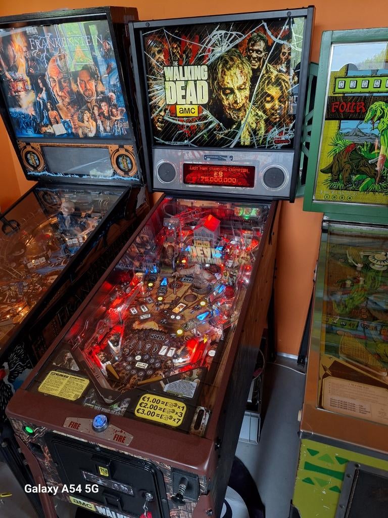 Uniek Flipperkast the walking dead LE limited edition, Verzamelen, Ophalen of Verzenden, Zo goed als nieuw, Flipperkast, Stern