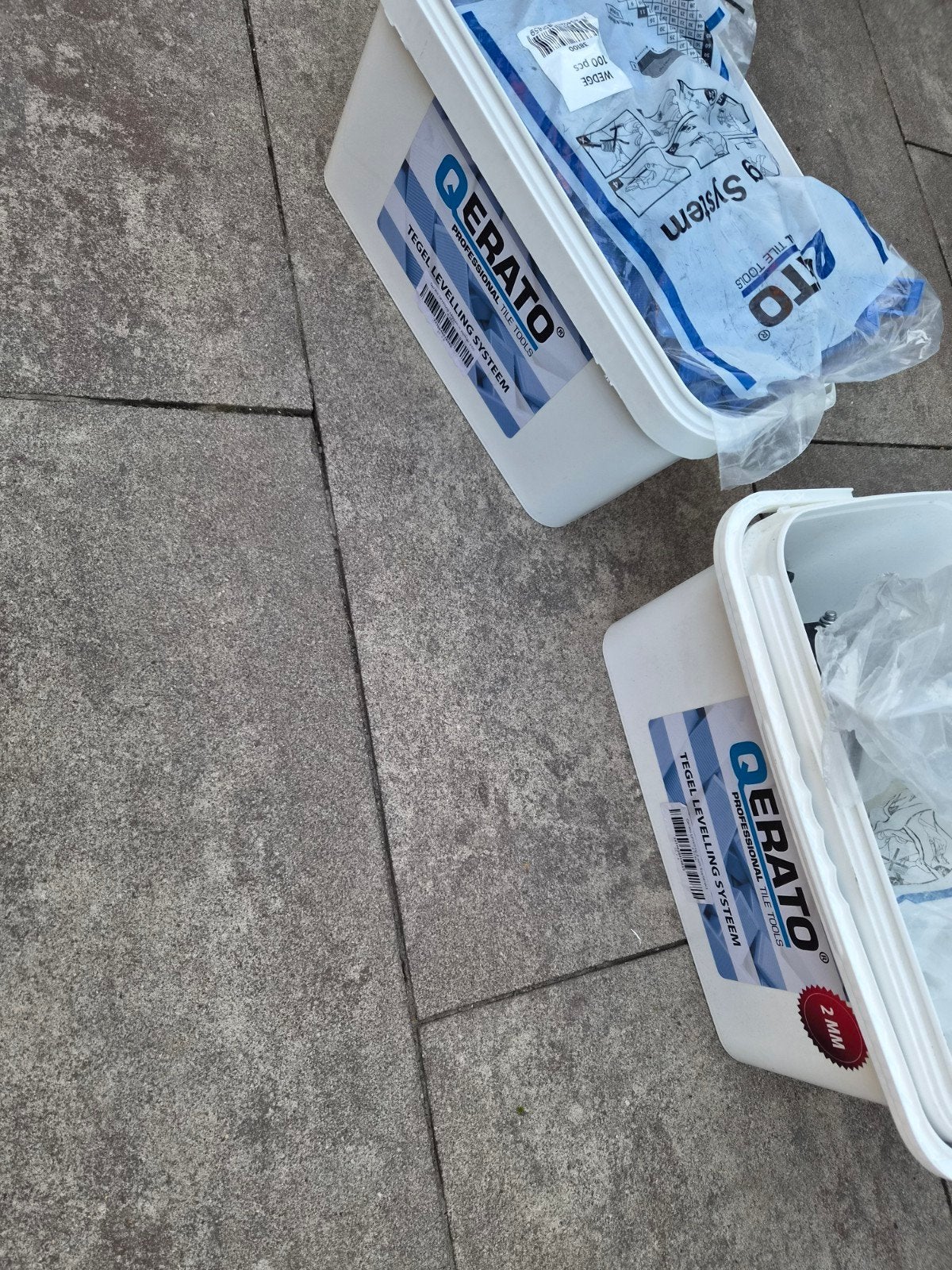 Qerato 2mm Tegel Levelling Systeem - 200 stuks, Nieuw, Minder dan 20 cm, Wandtegels, Keramiek