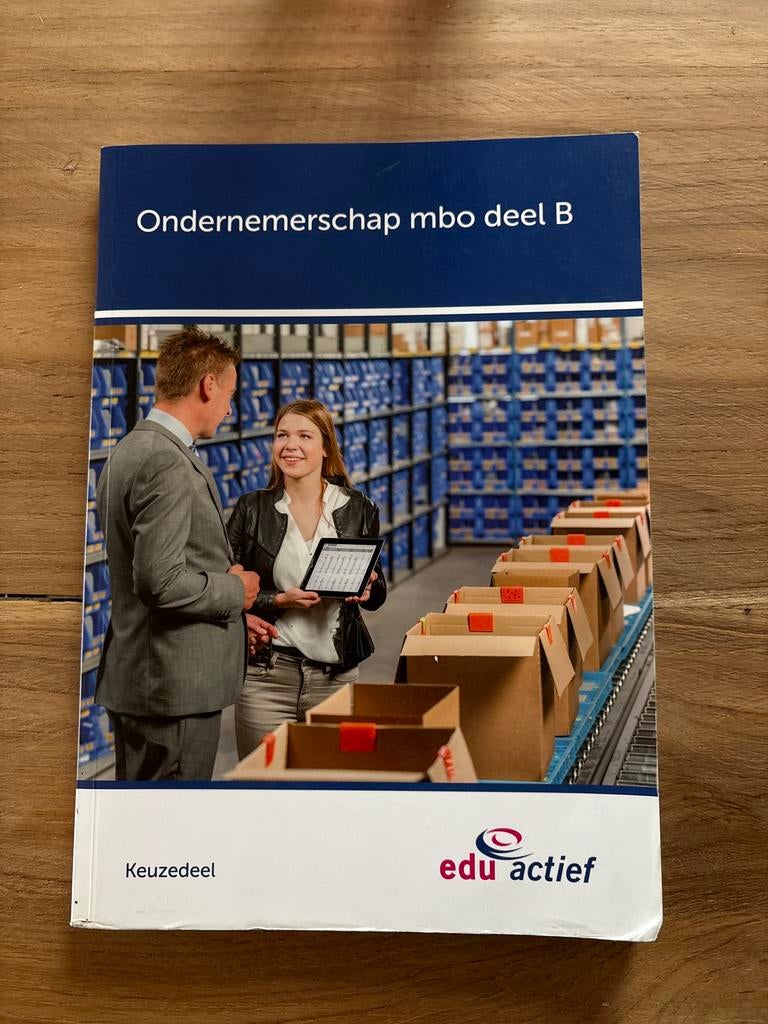 Ondernemerschap mbo deel B, Ophalen of Verzenden, Gamma, Gelezen, MBO