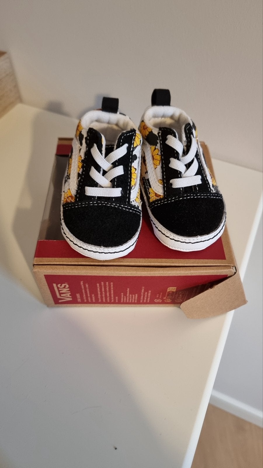 Vans Old Skool Crib babyschoentjes - Zonnebloem, Ophalen of Verzenden, Nieuw, Jongetje of Meisje, Schoentjes