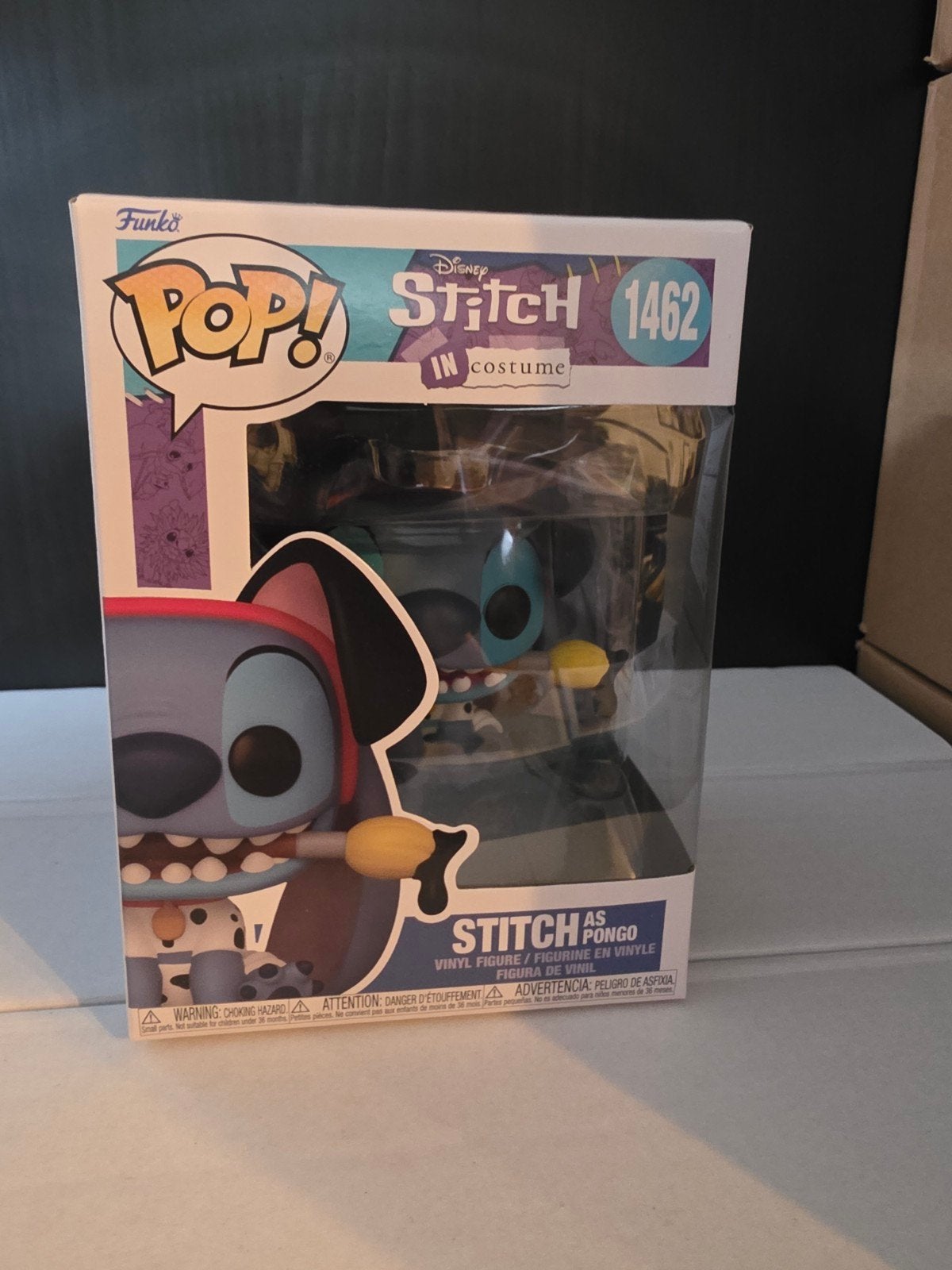 Funko Pop! Disney Stitch 1462 in Pongo kostuum, Ophalen of Verzenden, Nieuw