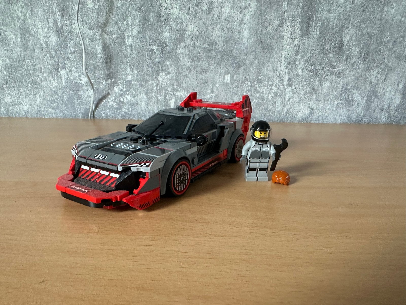 Lego Speed Champions Audi S1 e-tron quattro met boekje, Ophalen of Verzenden, Zo goed als nieuw