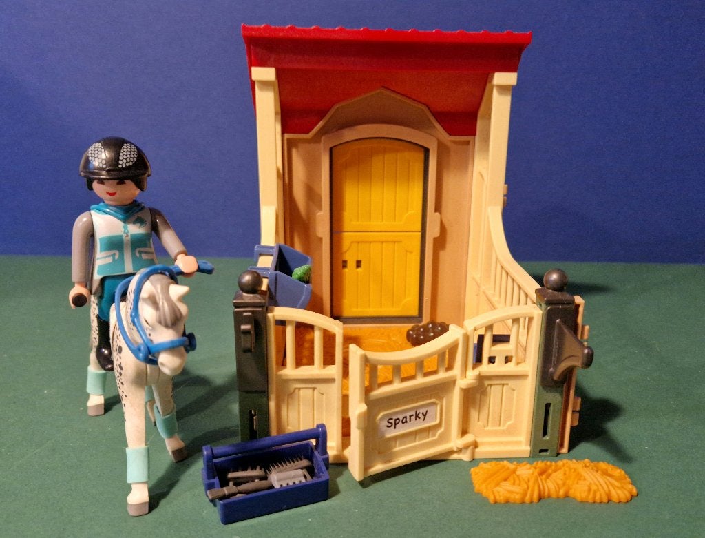 Playmobil Country paardenbox Sparky 6935, Gebruikt, Complete set, Overige typen, Ophalen of Verzenden