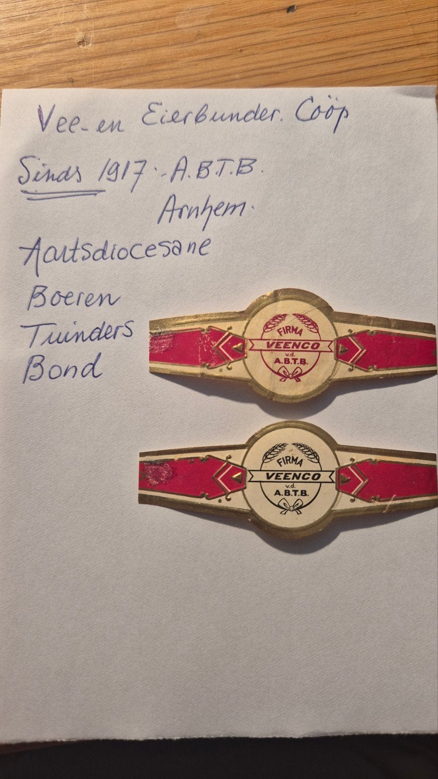 Sigarenbanden, Ophalen, Sigarenbandjes