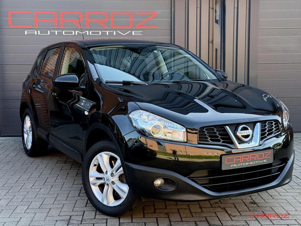 Nissan Qashqai 1.6 Acenta Cruise Trekhaak Bluetooth, Voorwielaandrijving, Gebruikt, Zwart, 1210 kg