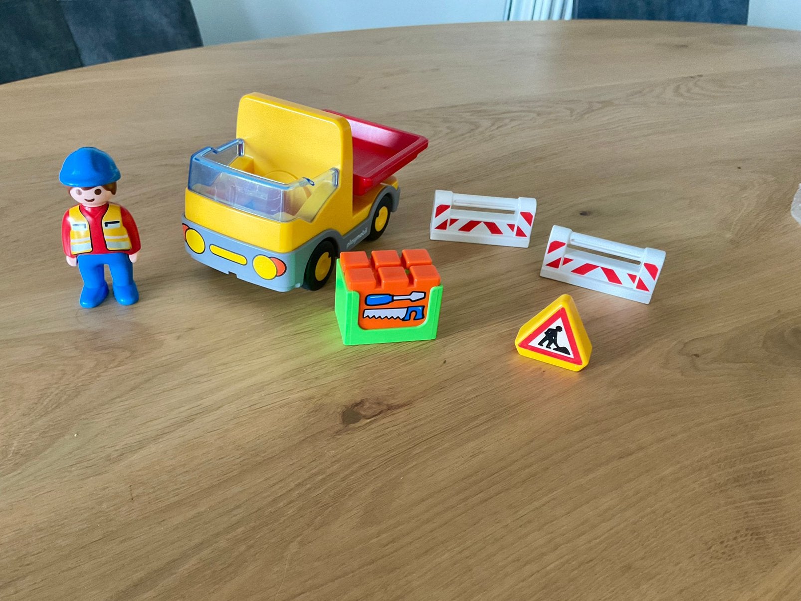 Playmobil 123 : Vrachtwagen met laadklep - 6960, Ophalen, Gebruikt