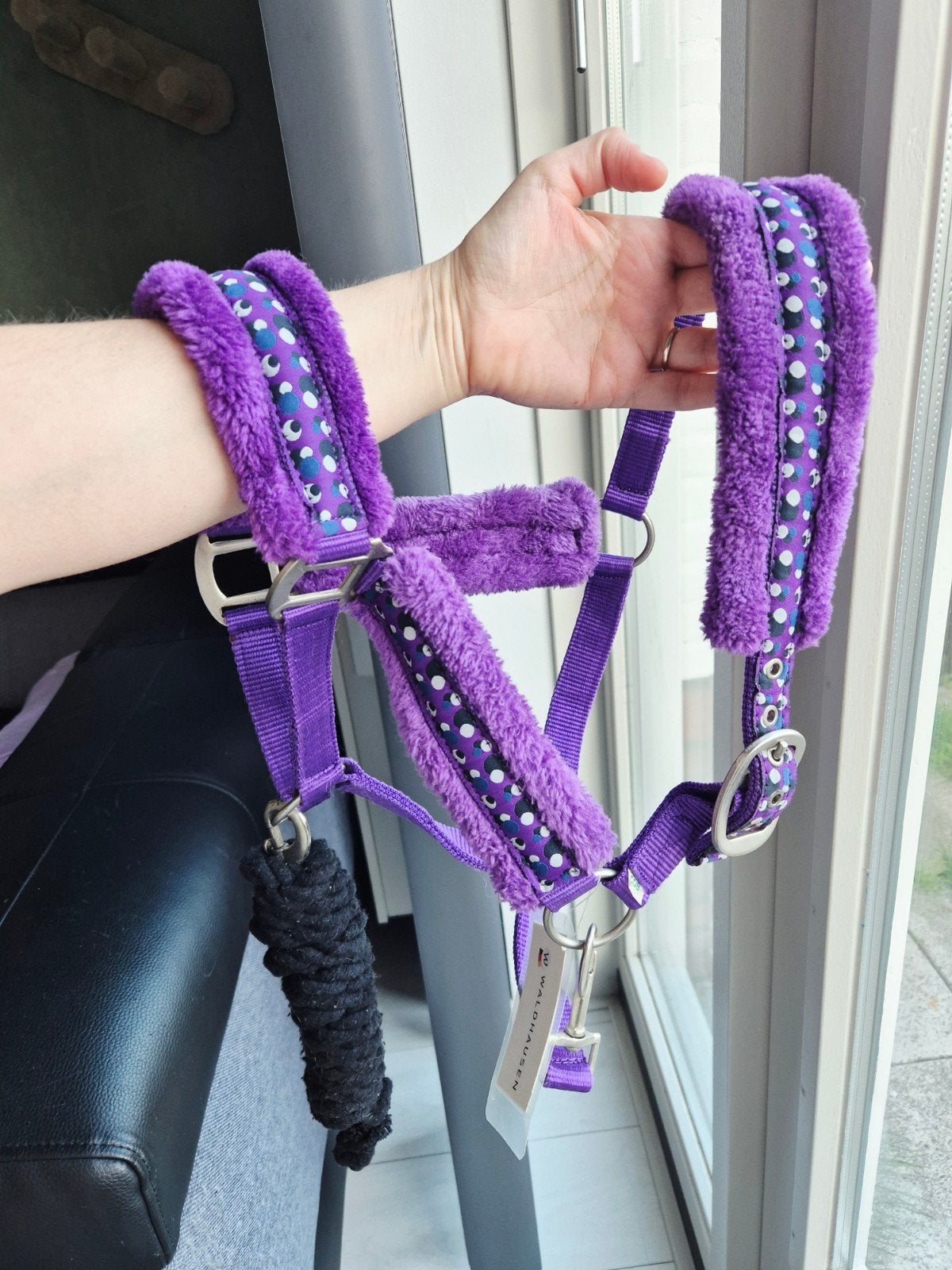 Waldhausen halster Dottie Cob nieuw met kaartjes, Paars, Recreatie, Nieuw, Ophalen of Verzenden