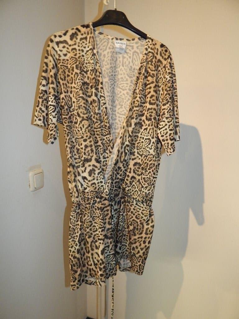 Pain de Sucre zomers strand jumpsuit panter print S