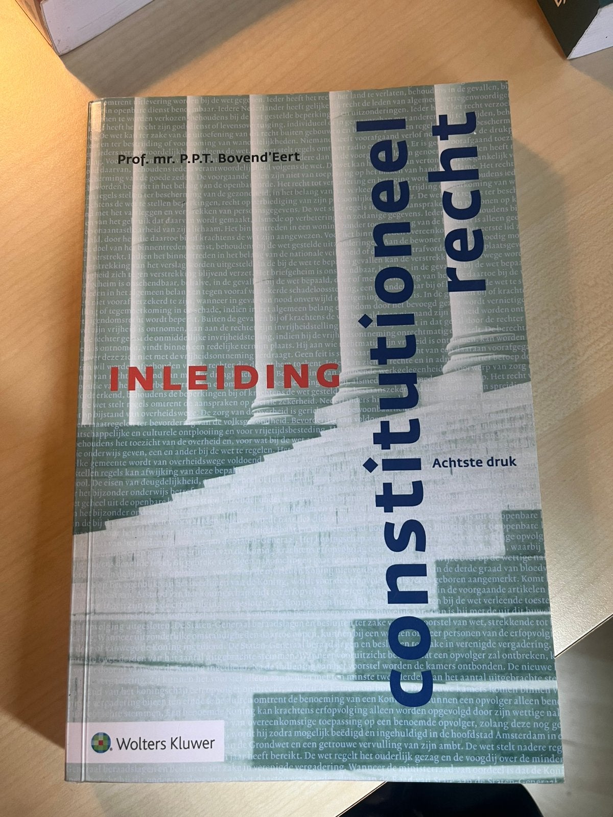Inleiding constitutioneel recht, Ophalen of Verzenden, Alpha, Zo goed als nieuw, WO