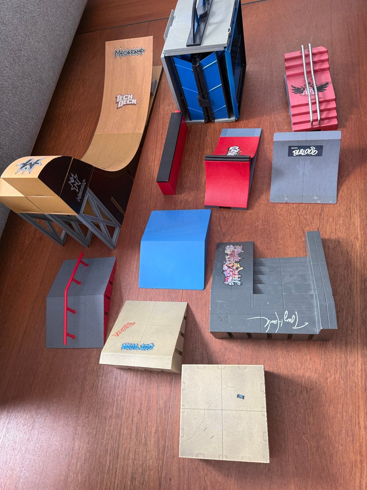 Grote set Tech Deck fingerboard ramps en obstakels, Ophalen of Verzenden, Gebruikt, Jongen of Meisje