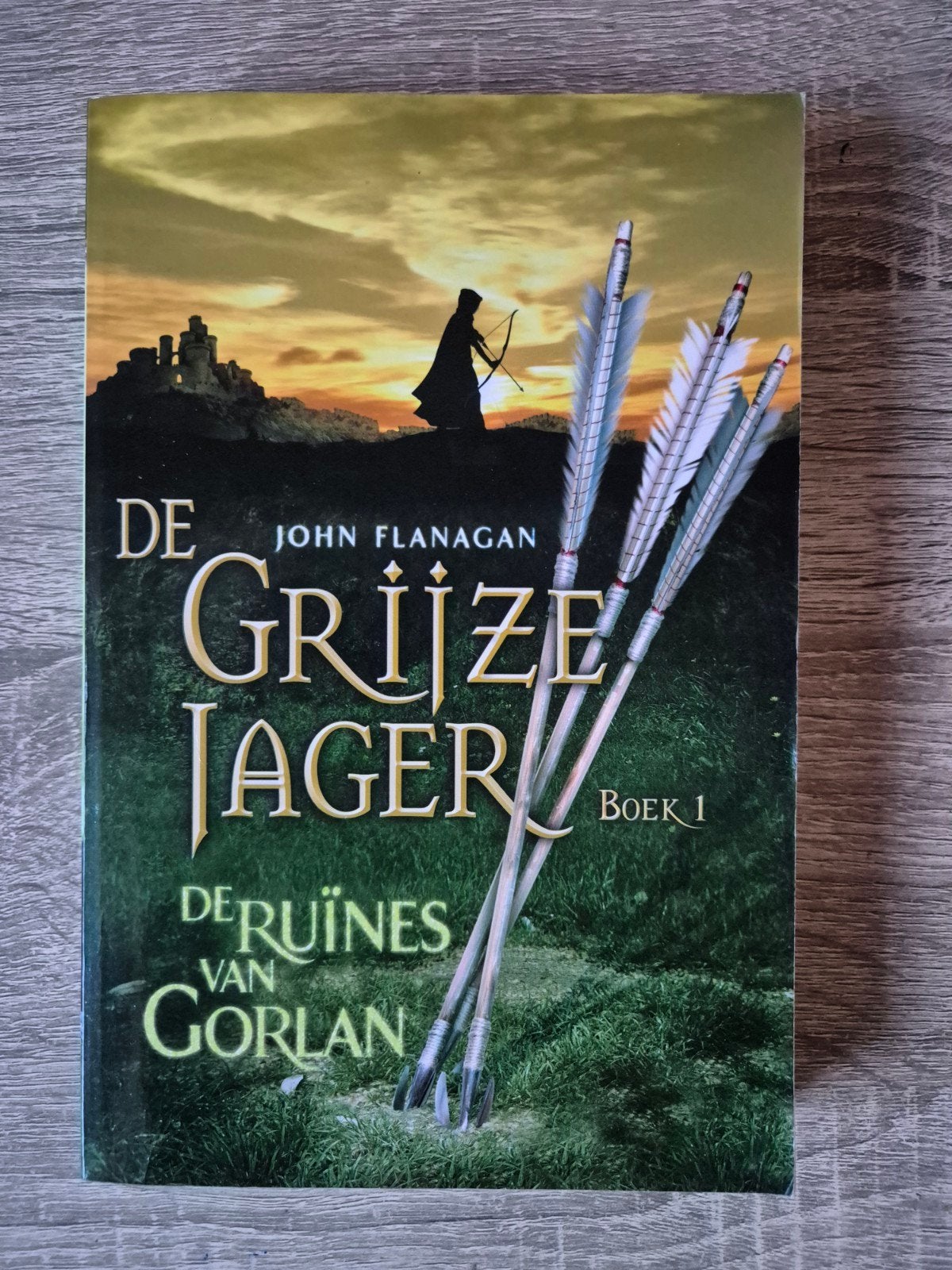 De Grijze Jager: De Ruïnes van Gorlan - Boek 1, Ophalen of Verzenden, Gelezen, John Flanagan, Nederland