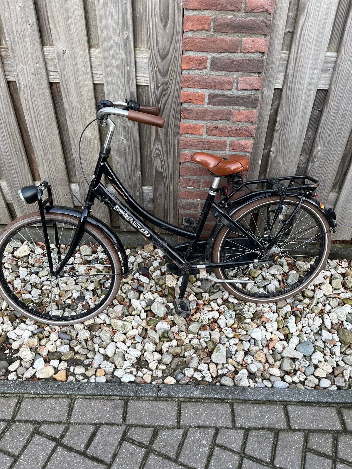 Sparta Pick-Up meisjesfiets 24inch - Zwart, Gebruikt, Fietsen en Brommers, Ophalen, Terugtraprem, Versnellingen, Gebruikt