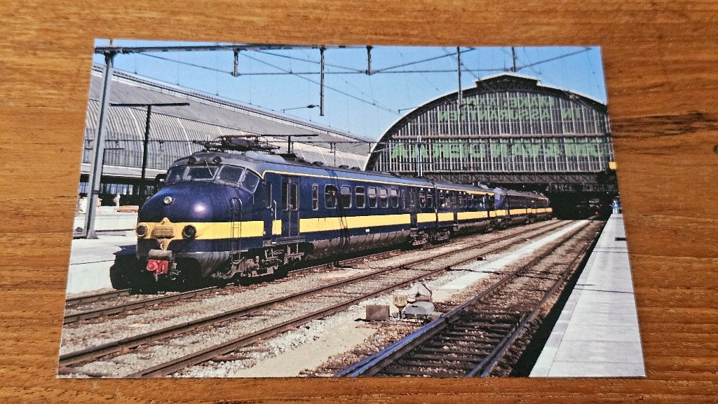 Foto TREIN NS Nederlandse Spoorwegen BeNeLux Mat 56, Verzenden, Gebruikt, Trein, Overige typen