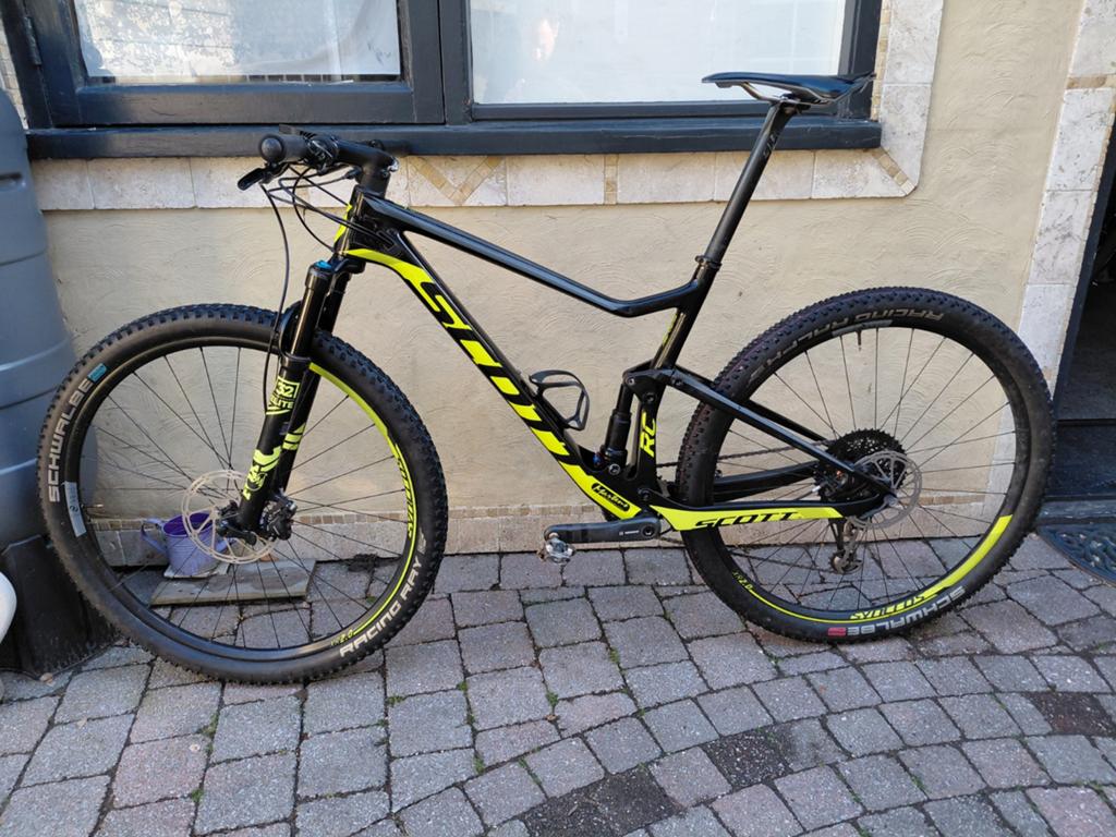 Scott spark RC 900 pro maat large L 19" carbon 29, Fietsen en Brommers, Fietsen | Mountainbikes en ATB, Fully, Ophalen, Schijfrem
