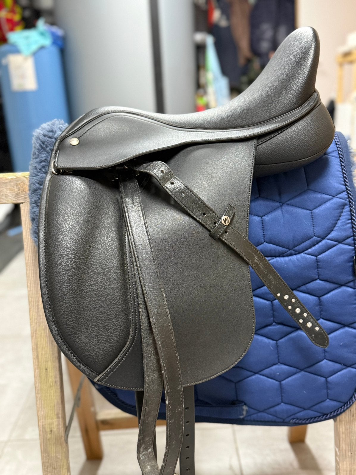 Wintec 500 pony dressuur 16 inch, Dieren en Toebehoren, Ophalen of Verzenden, Zo goed als nieuw, Dressuur