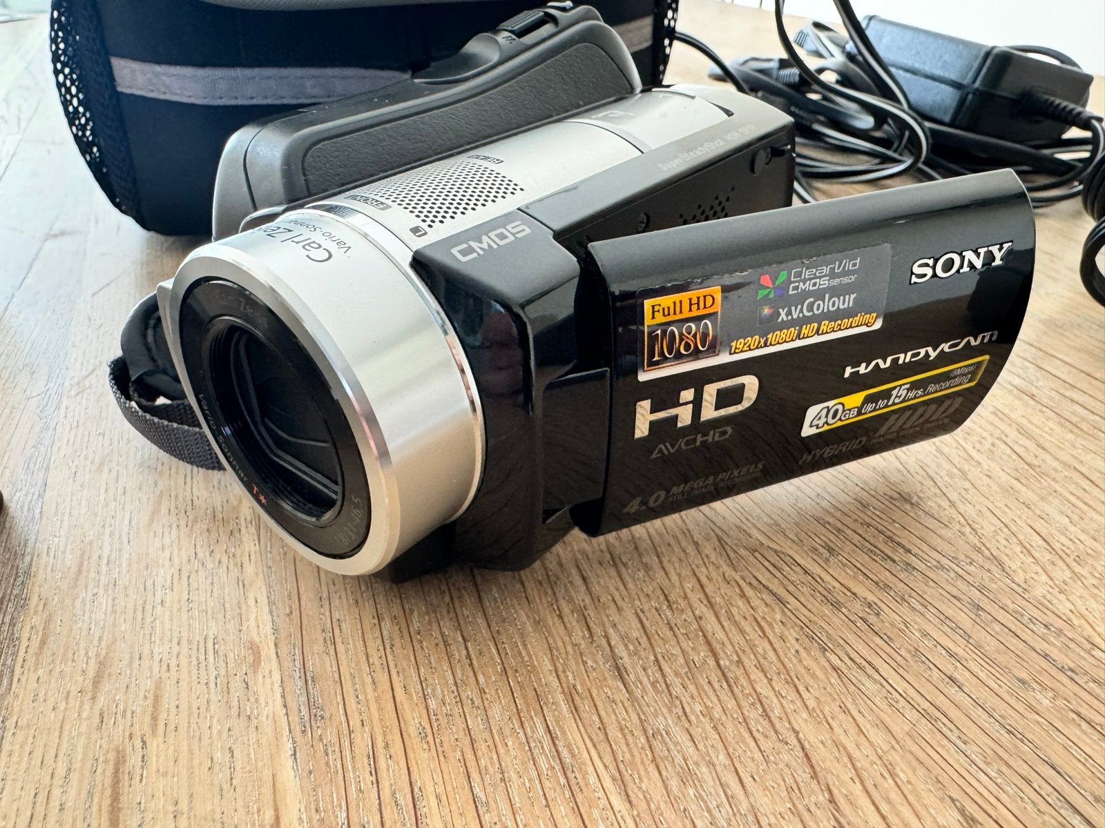 Sony Handycam HDR-SR10 Full HD Camcorder met accessoires, Full HD, Overige soorten, Ophalen of Verzenden, Zo goed als nieuw