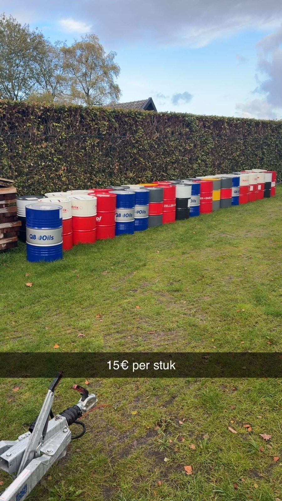 Geen vuurwerk, dan gezellig een Vuurton voor Oud en Nieuw, Ophalen, Gebruikt, Vuurton