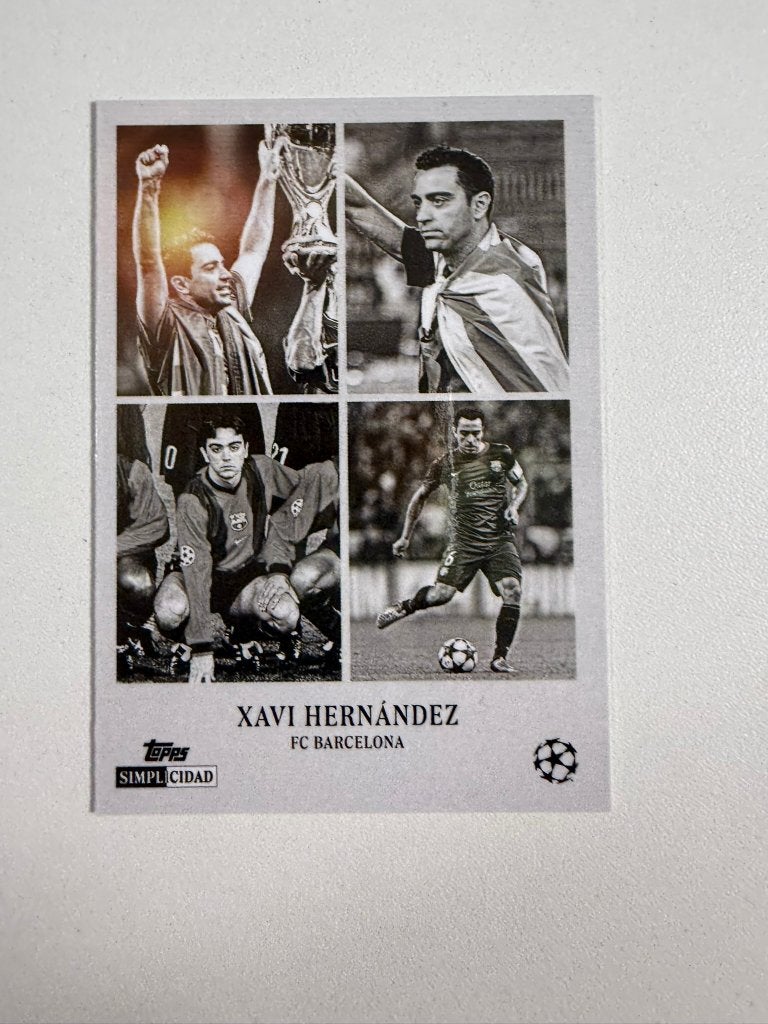 Xavi Hernandez Topps Simplicidad 2025-26, Ophalen of Verzenden, Nieuw, Buitenlandse clubs, Poster, Plaatje of Sticker