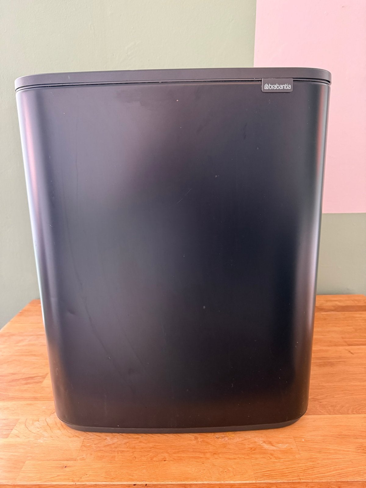 Brabantia Touch Bin Duo – 2x30L – Mat Zwart, Huis en Inrichting, Woonaccessoires | Prullenbakken, Ophalen, 50 – 75, Gebruikt, 40 liter of meer