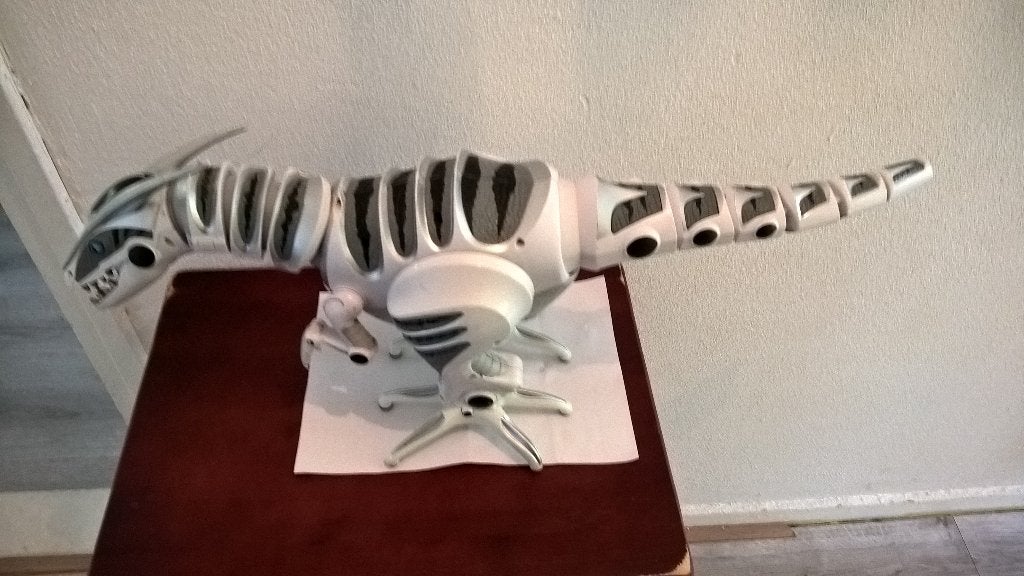 TE koop aangeboden mooi grote robot dinosaurus, Ophalen of Verzenden, Gebruikt
