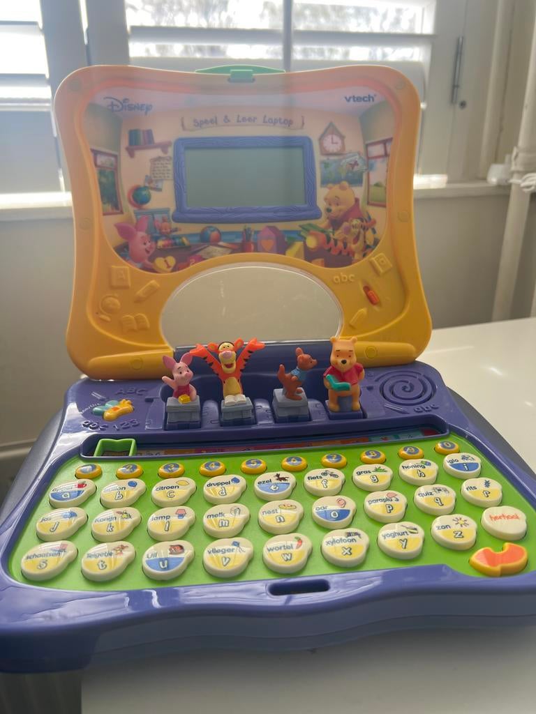 VTech Disney Speel & Leer Laptop Winnie de Poeh, Ophalen of Verzenden, Gebruikt, Taal en Lezen