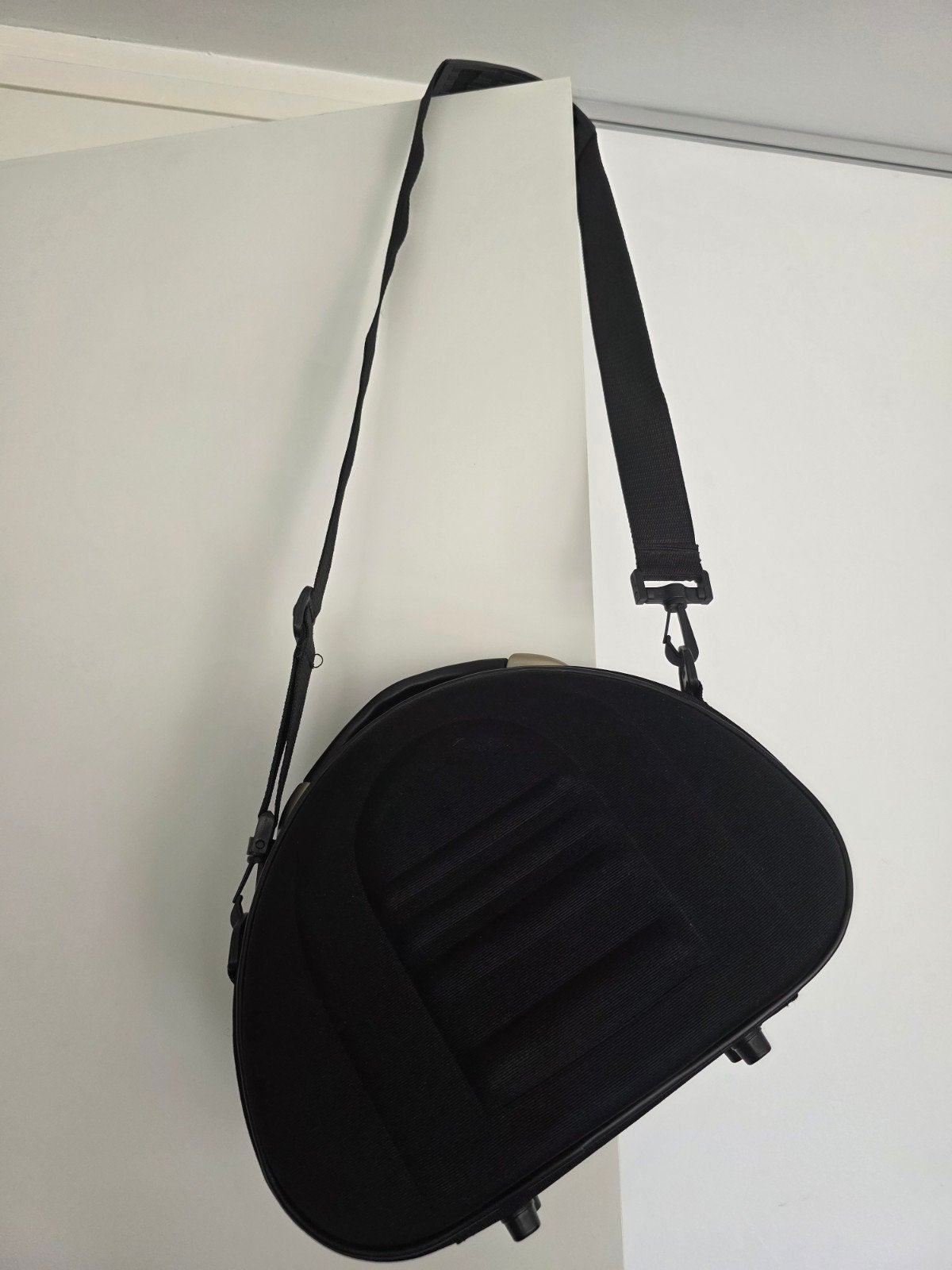 Nieuwe robuuste canvas hardcase reistas v camera, make-up..., Ophalen of Verzenden, Nieuw, Zwart