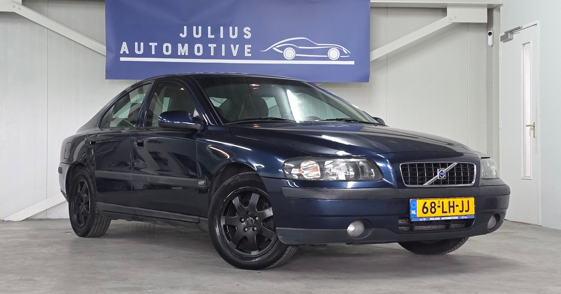 Volvo S60 2.4 Edition Clima Trekhaak Nieuwe APK Garantie!, Auto's, Stof, Gebruikt, Beige, Blauw