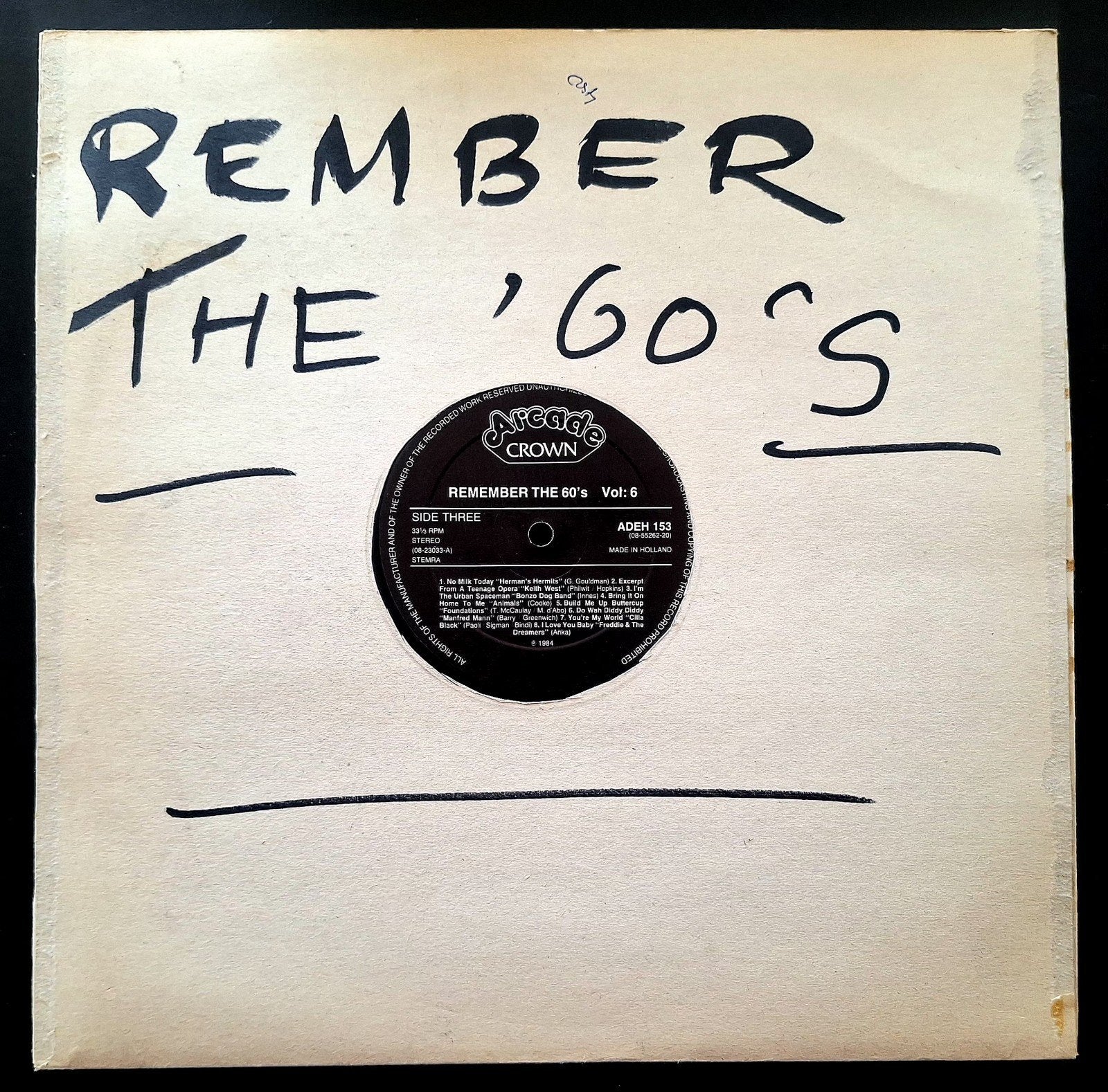 LP  VERZAMEL/TVLP - Remember The '60's, Dubbel-LP, Ophalen of Verzenden, Gebruikt, Dubbel-LP