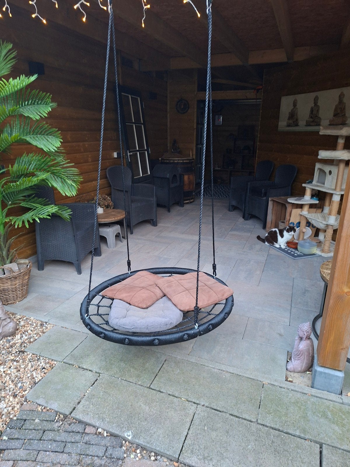 Nestschommel 120 cm, nooit gebruikt, Ophalen of Verzenden, Zo goed als nieuw