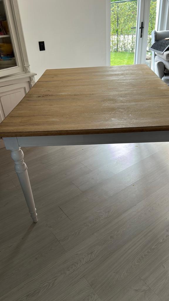 Gratis eettafel, Ophalen, 50 tot 100 cm, Zo goed als nieuw, 150 tot 200 cm