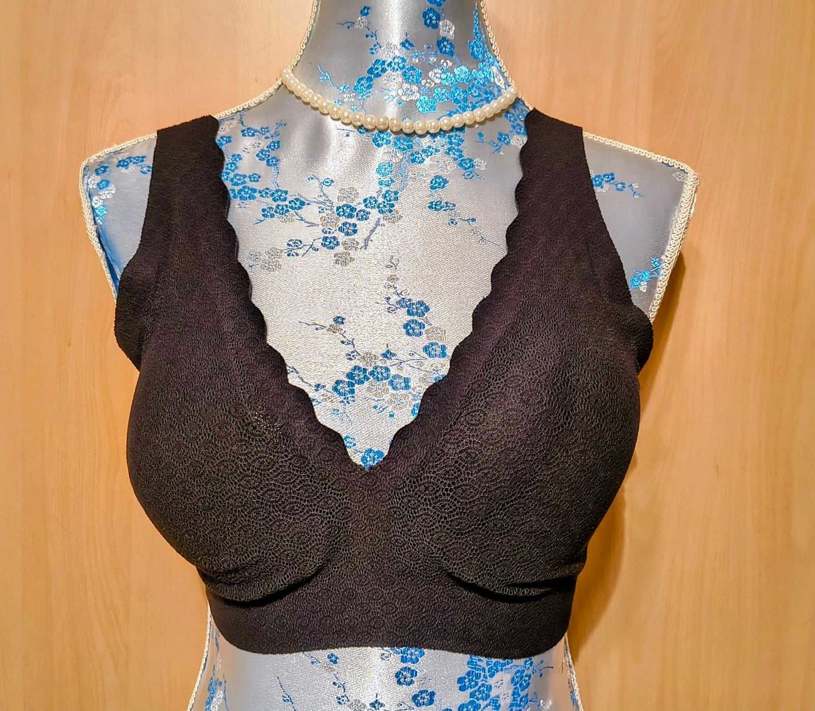Sloggi ZERO Feel Lace Bralette Zwart Maat L, Kleding | Dames, Ondergoed en Lingerie, Sloggi, Ophalen of Verzenden, Zwart, BH