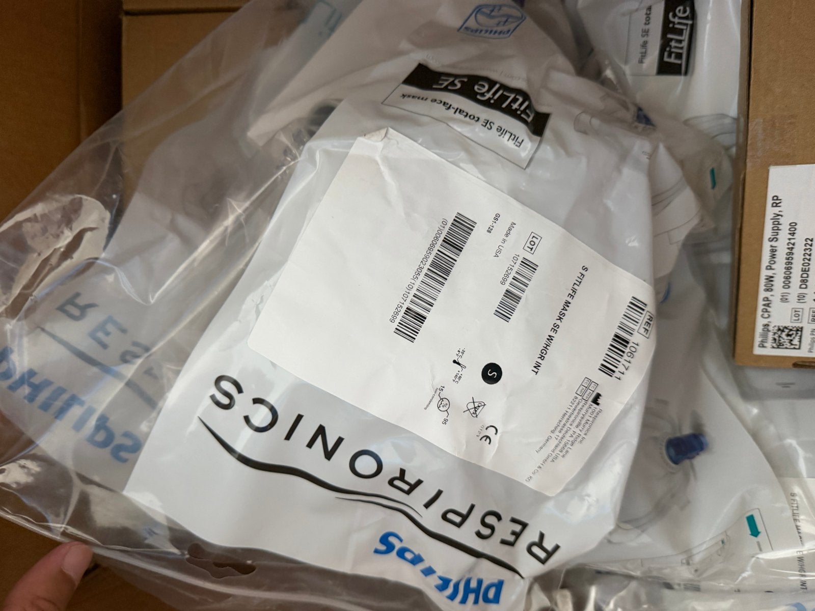 Philips Respironics FitLife SE Total Face Mask - Nieuw, Diversen, Verpleegmiddelen, Ophalen of Verzenden, Nieuw