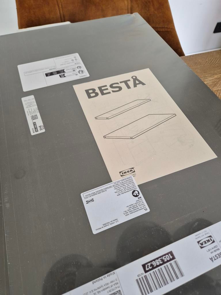 4x IKEA Besta plank 56x36 cm - Nieuw in verpakking, Huis en Inrichting, Kasten | Overige, Nieuw, Ophalen of Verzenden