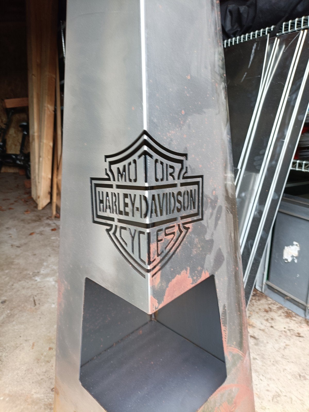 Harley-Davidson Vuurzuil / Vuurton, Ophalen, Nieuw, Vuurkorf