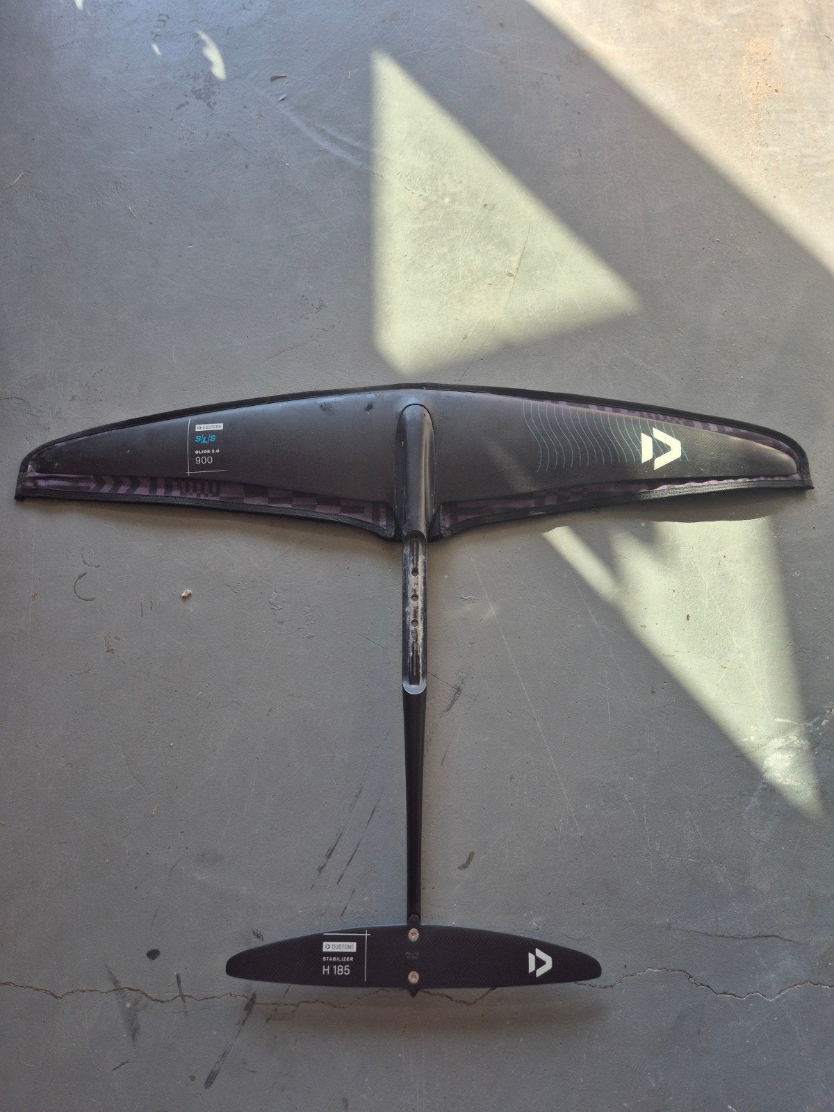 Duotone Glide 2.0 SLS Hydrofoil Set - Zo goed als nieuw, Watersport en Boten, Ophalen, Zo goed als nieuw, Wingsurf-wing