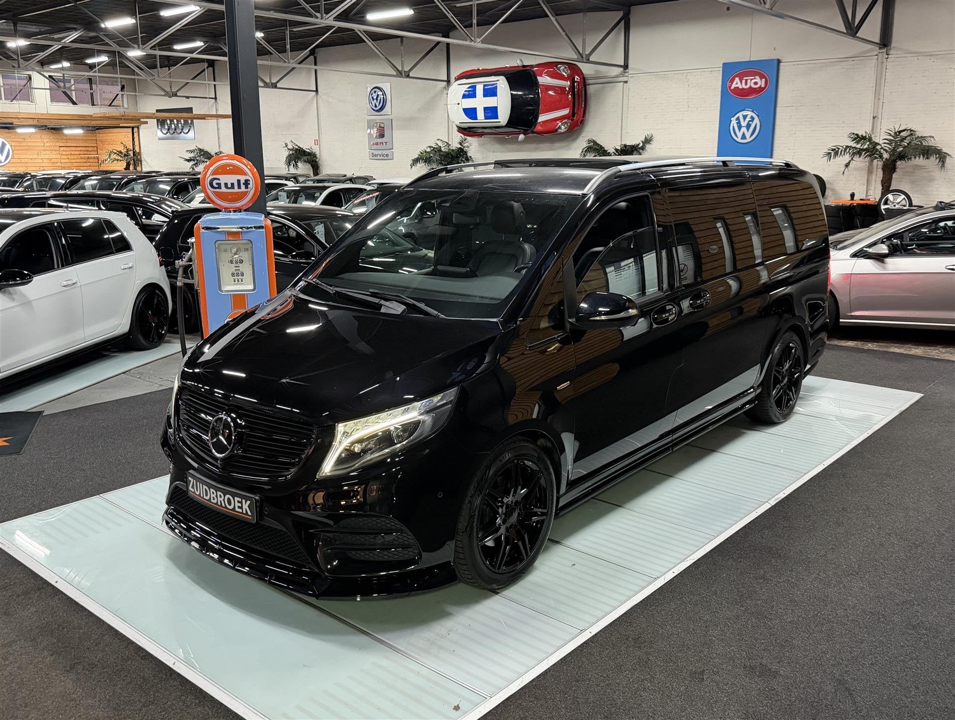 Mercedes-Benz V-Klasse AMG 7-pers! Vol optie! Leer! Avantgar, Auto's, Mercedes-Benz, Automaat, Gebruikt, 7 stoelen, Zwart