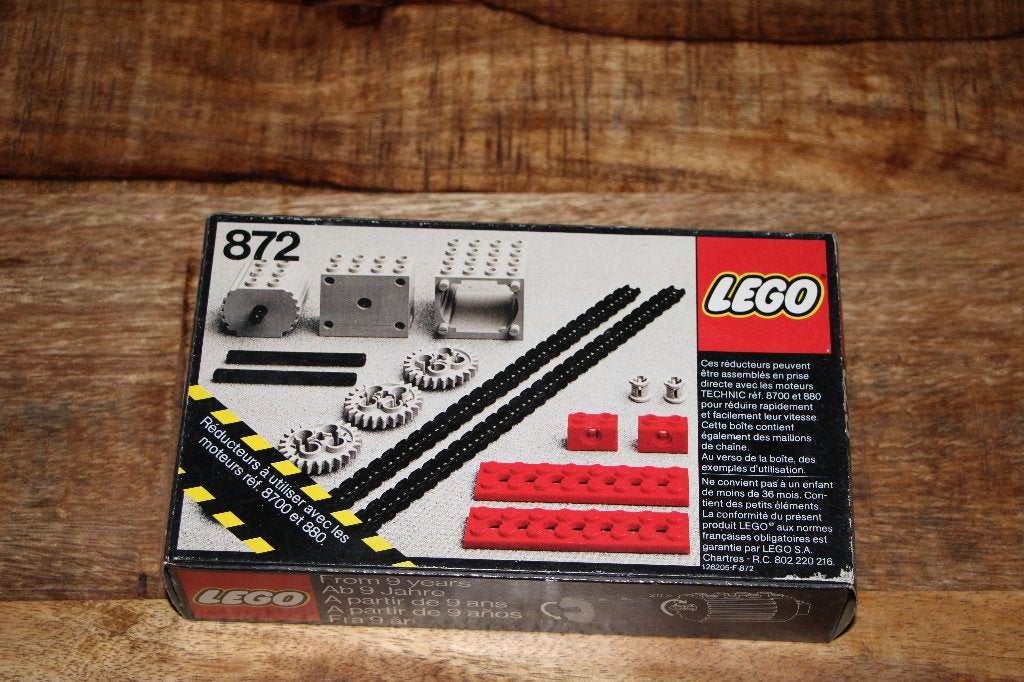 LEGO Technic, Gear Reduction Kit, nr. 872. Nieuw, Lego, Nieuw, Ophalen of Verzenden, Technic