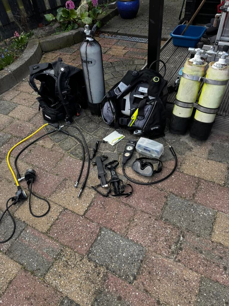 Uitgebreide duikuitrusting wegens beëindigen hobby, Watersport en Boten, Duiken, Ophalen, Gebruikt, Overige typen