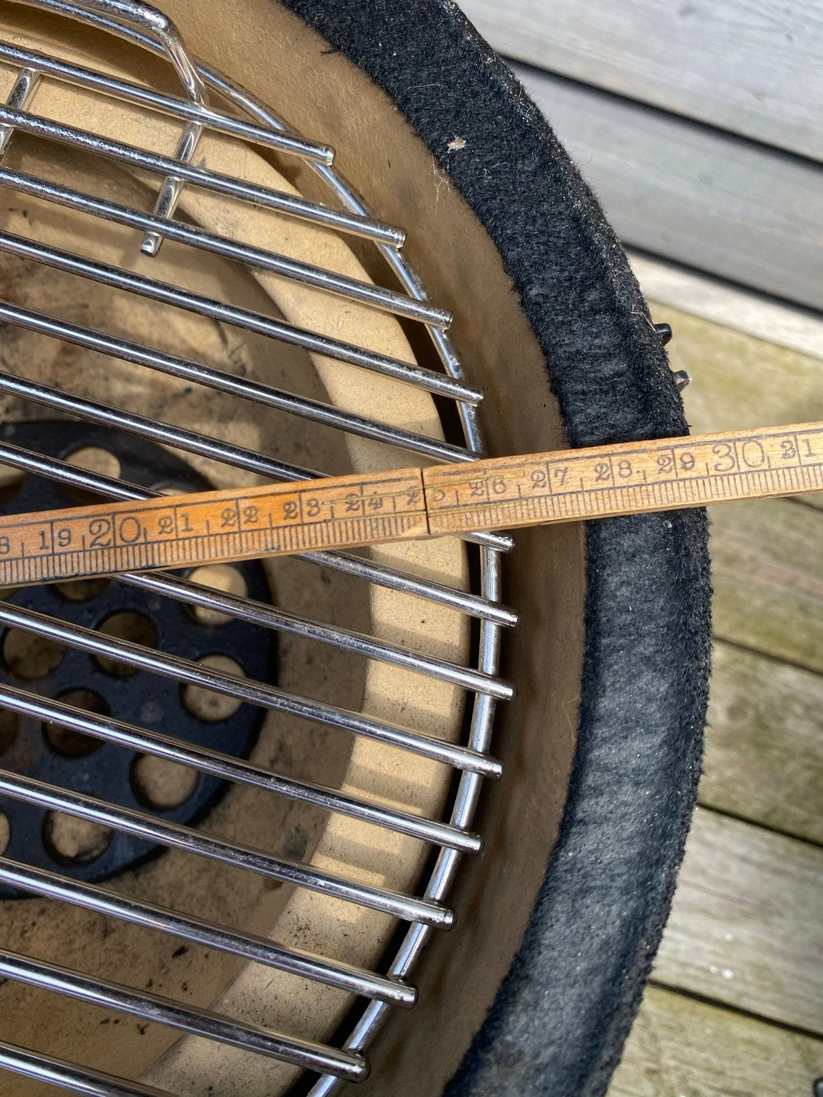 Buccan Kamado BBQ met hoes en standaard, Tuin en Terras, Barbecue-accessoires, Ophalen, Gebruikt
