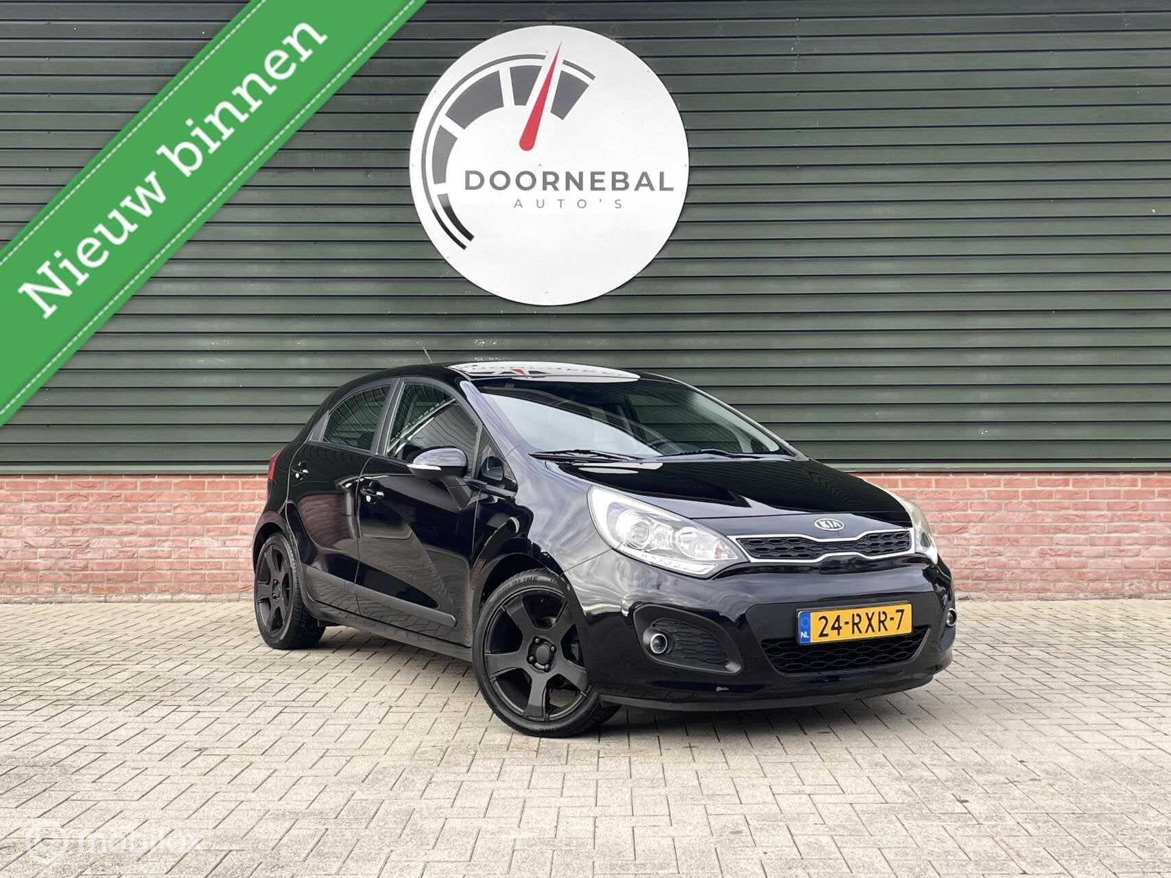 Kia Rio 1.2 CVVT Super Pack / CARPLAY / CRUISE / NWE APK !, Auto's, Euro 5, Gebruikt, Zwart, 4 cilinders
