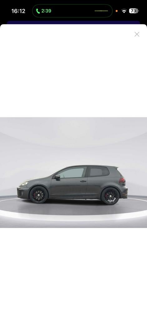 Volkswagen Golf 2.0 GTI 155KW DSG 2009 Zwart, Auto's, Volkswagen, Zwart, 4 cilinders, 14 km/l, 1314 kg