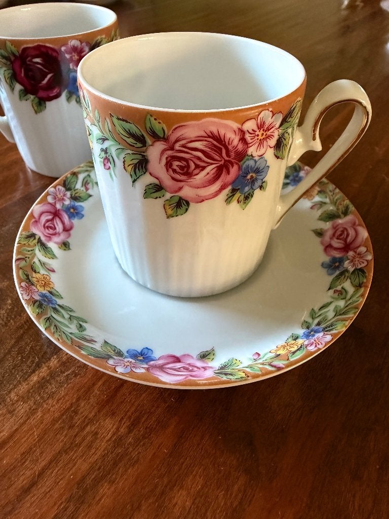 Diverse kop en schotel vintage, Huis en Inrichting, Keuken | Servies, Ophalen, Gebruikt, Vintage, Kop(pen) en/of Schotel(s)