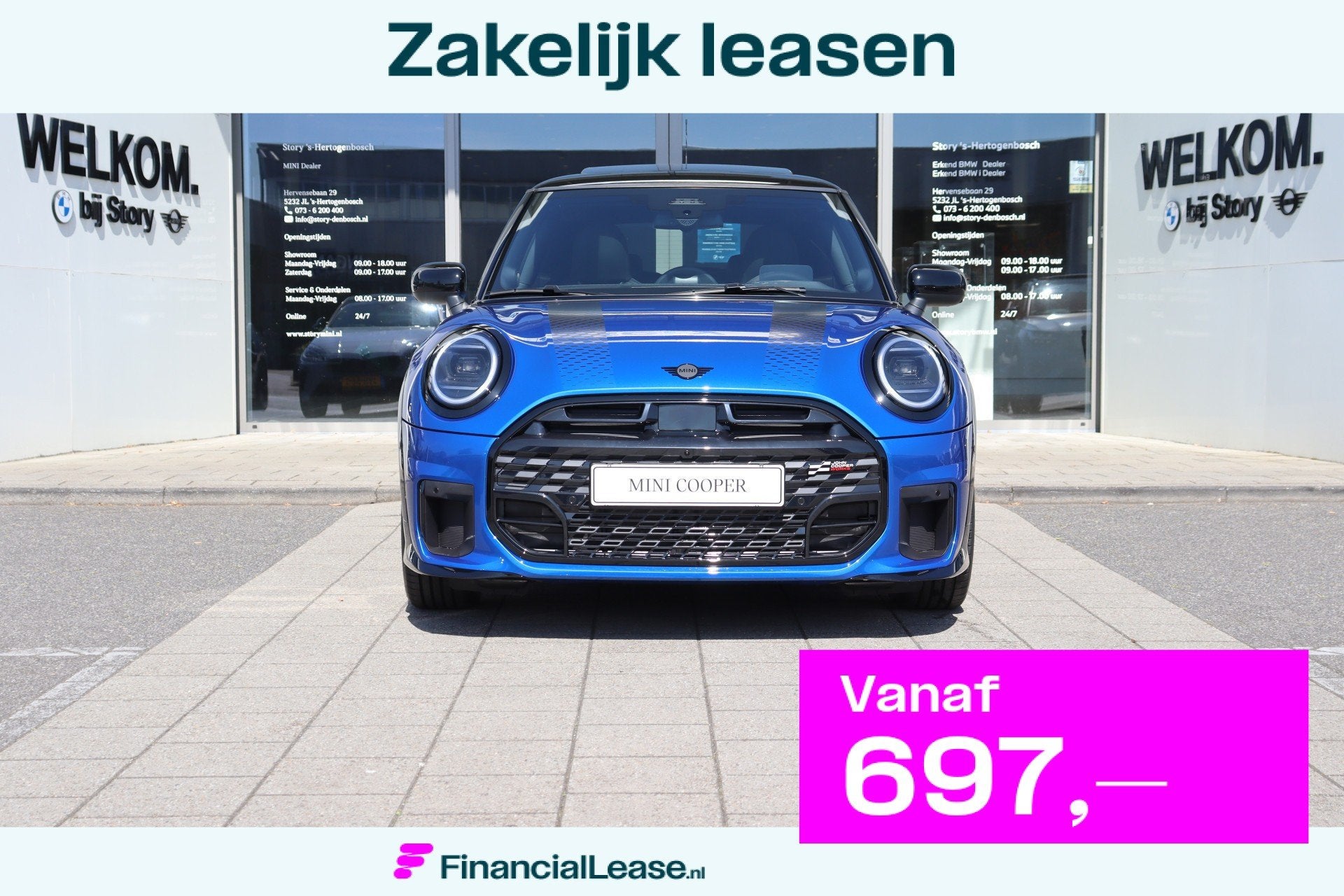 MINI 3-deurs Hatchback Cooper S Automaat / John Cooper Works, 1998 cc, 4 cilinders, Met garantie (alle), Bedrijf