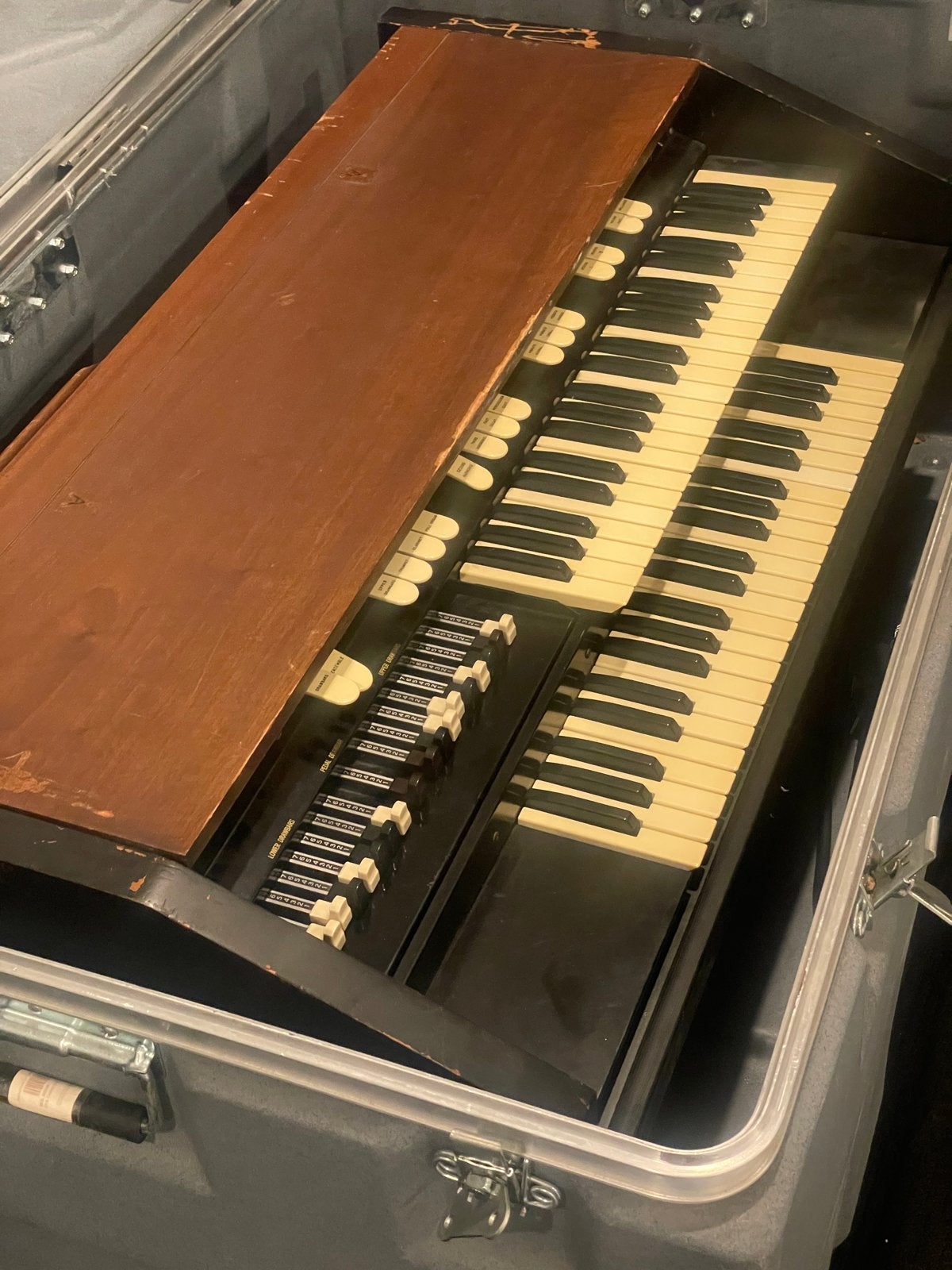 Hammond Organ L122 gehalveerd “chopped” met/zonder case, Ophalen, Gebruikt, 2 klavieren, Hammondorgel