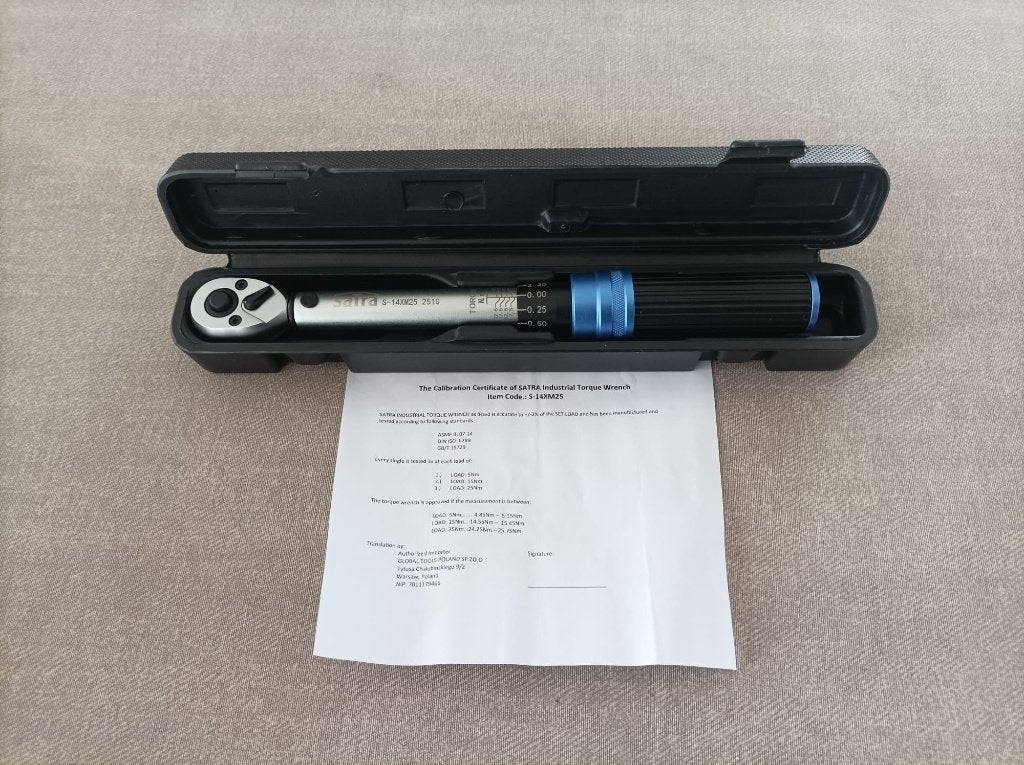 Industriële momentsleutel 5–25 Nm 1/4″, Auto diversen, Autogereedschap, Ophalen of Verzenden, Nieuw
